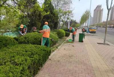 烟台市芝罘区园林建设养护中心 贴心保障“五一”游园绿化，精细化管理提升城市生态品质